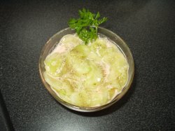 Hungarian cucumber salad